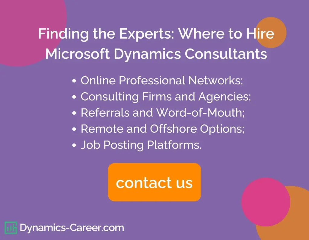 Where to Hire Microsoft Dynamics 365 Consultants - Tips by Dynamics-Career.com